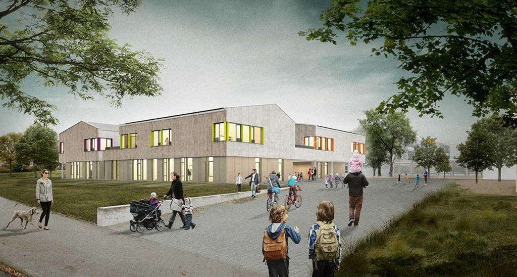 Wettbewerb 1. Preis
Neubau einer Grundschule
Wolfsburg
2015