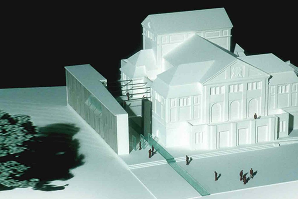 Bild von dem Modell des Lessing Theaters in Wolfenbüttel - header